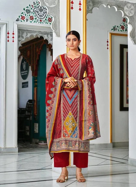 Tohfa By Mumtaz Modal Silk Printed Dress Material Exporters In India